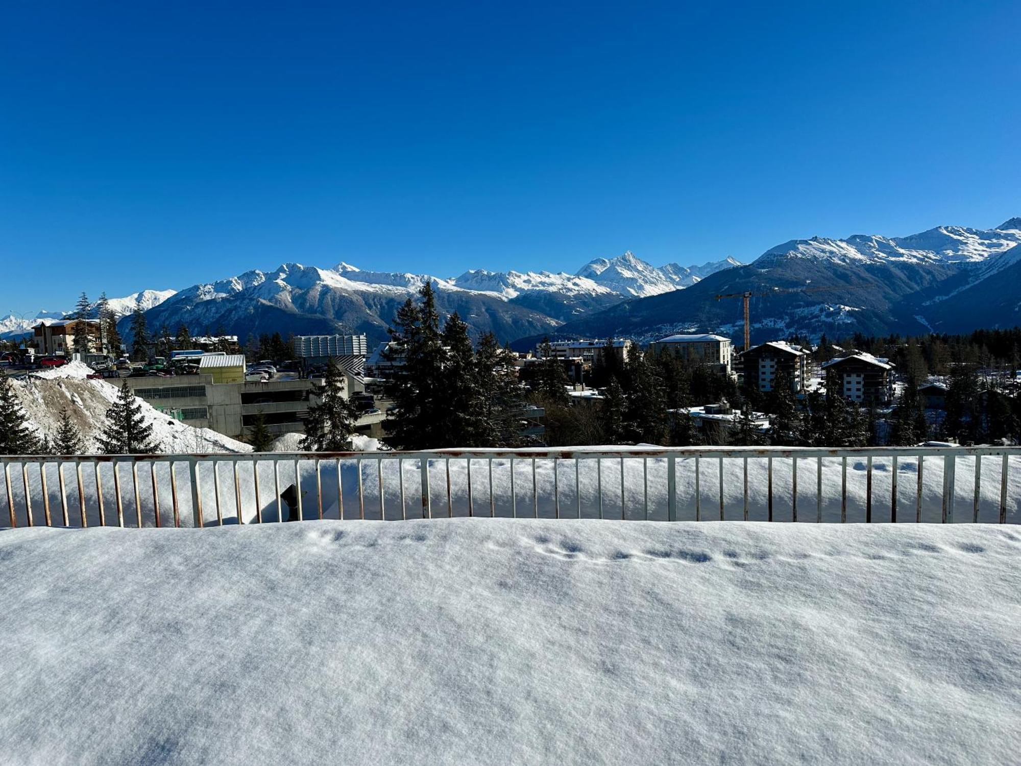 Studio Serenity, 4 Min Walk To Center! Crans-Montana Kültér fotó